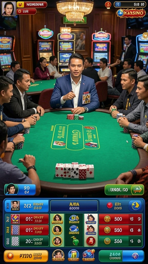 f08 - Screenshot memperlihatkan sistem kustomisasi karakter yang menarik.