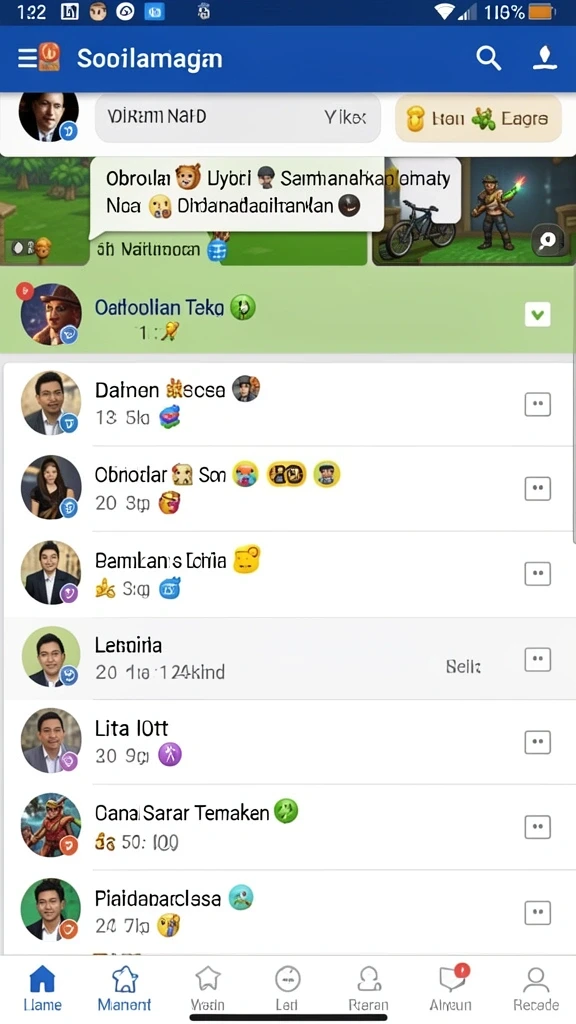 kencana28 - Tangkapan layar fitur karakter baru yang menarik.