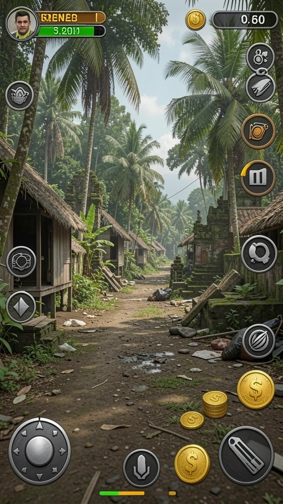rkgg - Screenshot menampilkan karakter utama dalam misi pertama.